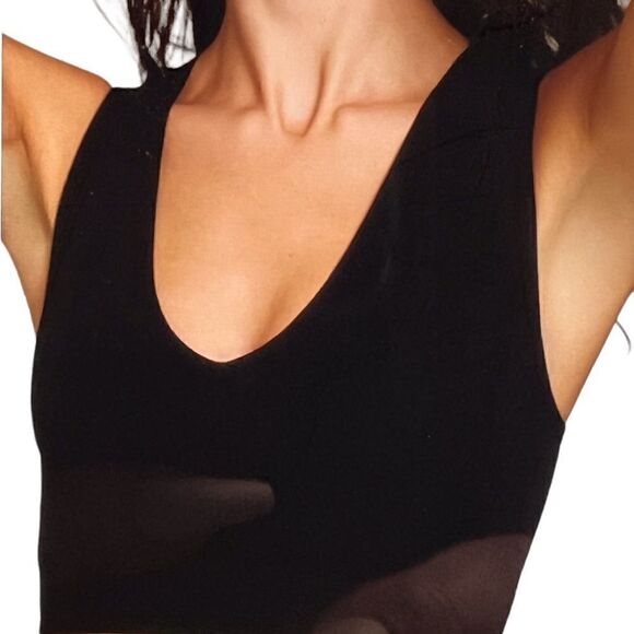 Spiritual Gangster ||. 🧘‍♀️ YOGA🧘‍♀️ plunge ribbed tank. - Picture 1 of 12